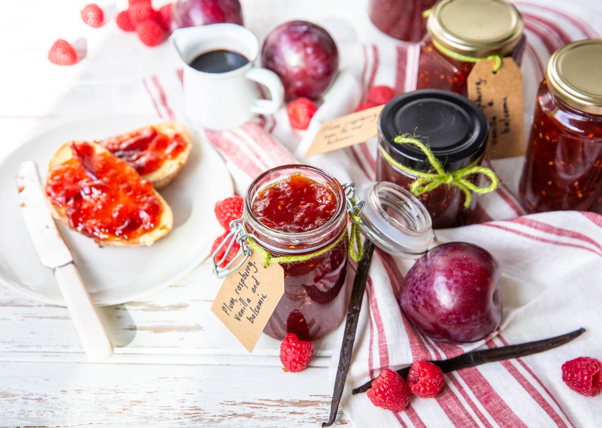 Recipe: Plum, raspberry, vanilla and balsamic jam – The Essential Ingredient