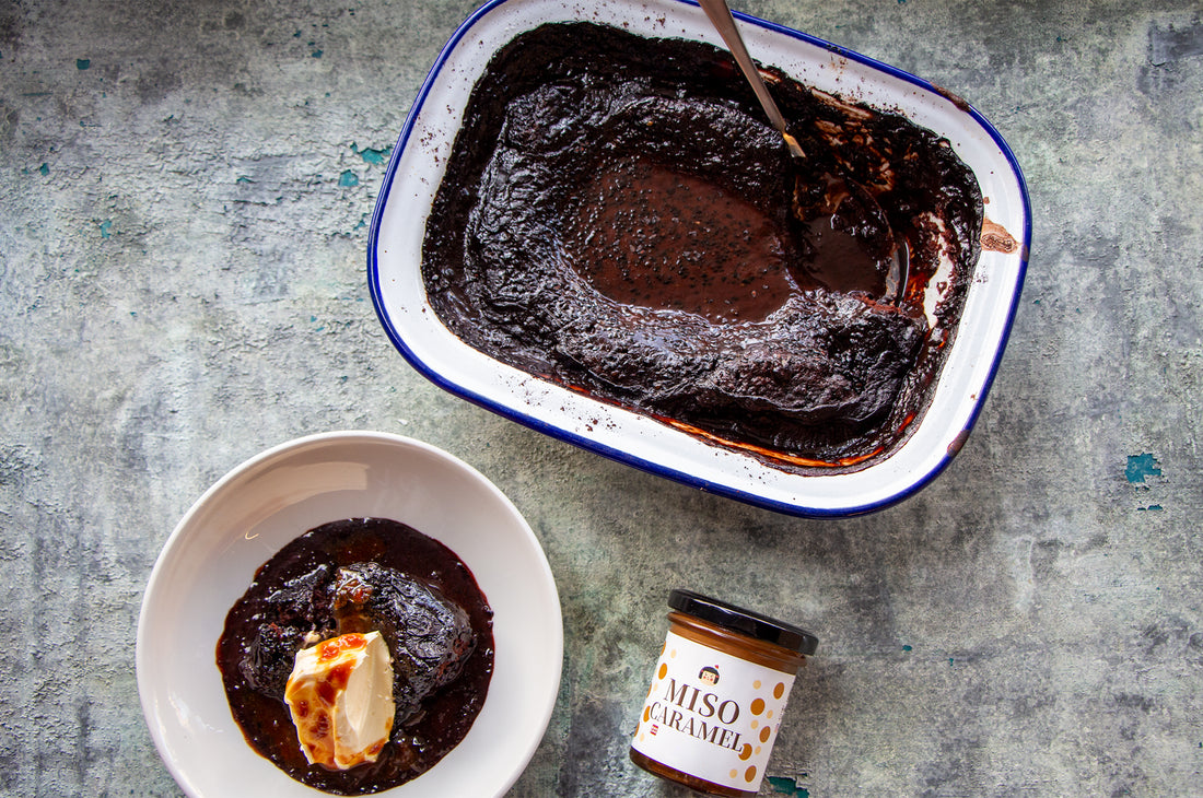 Recipe: Chocolate Miso Self Saucing Pudding