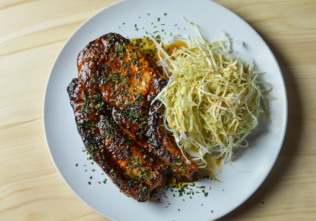 Recipe: Grilled Miso Pork Chop by Jimoto