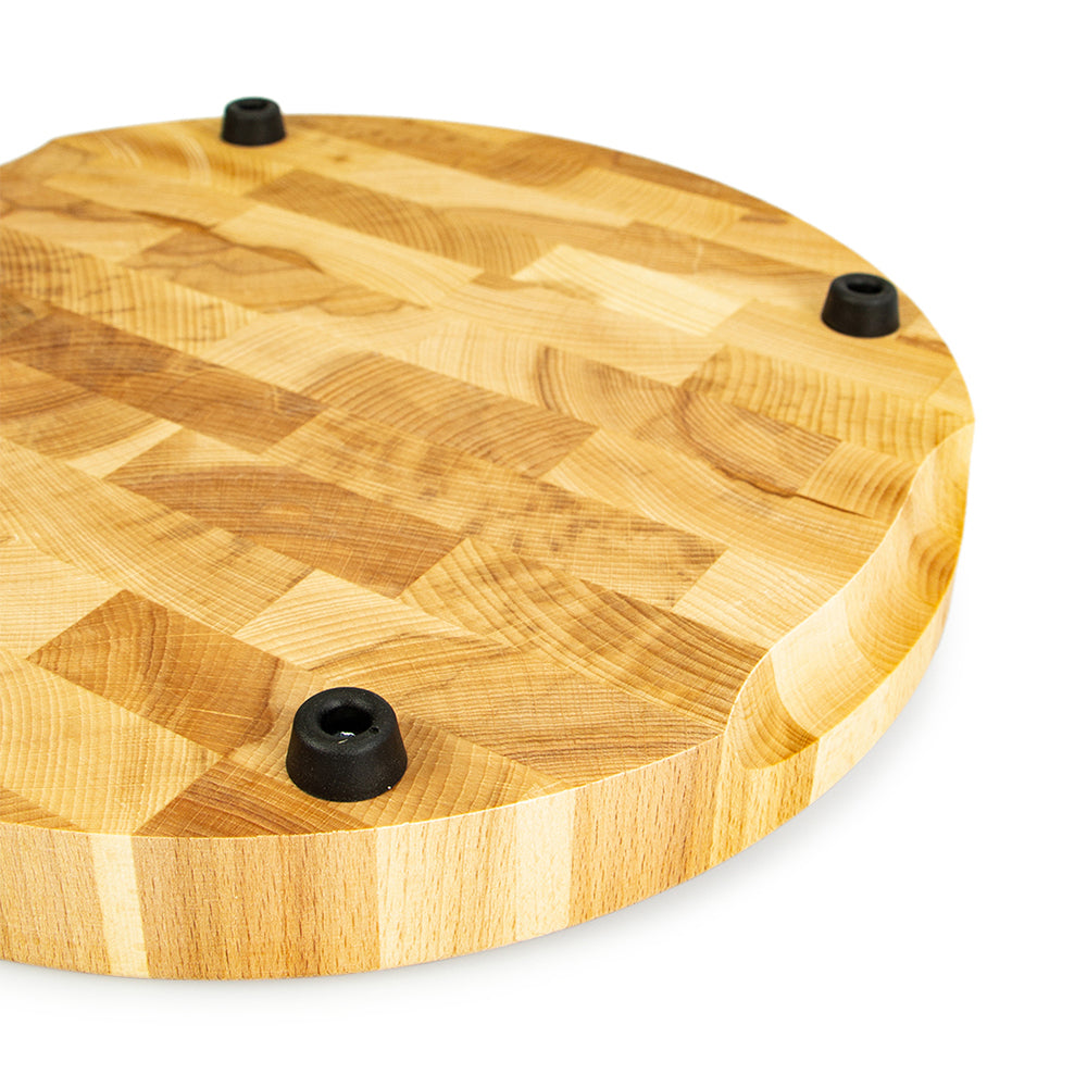 Round chopping board deals wood